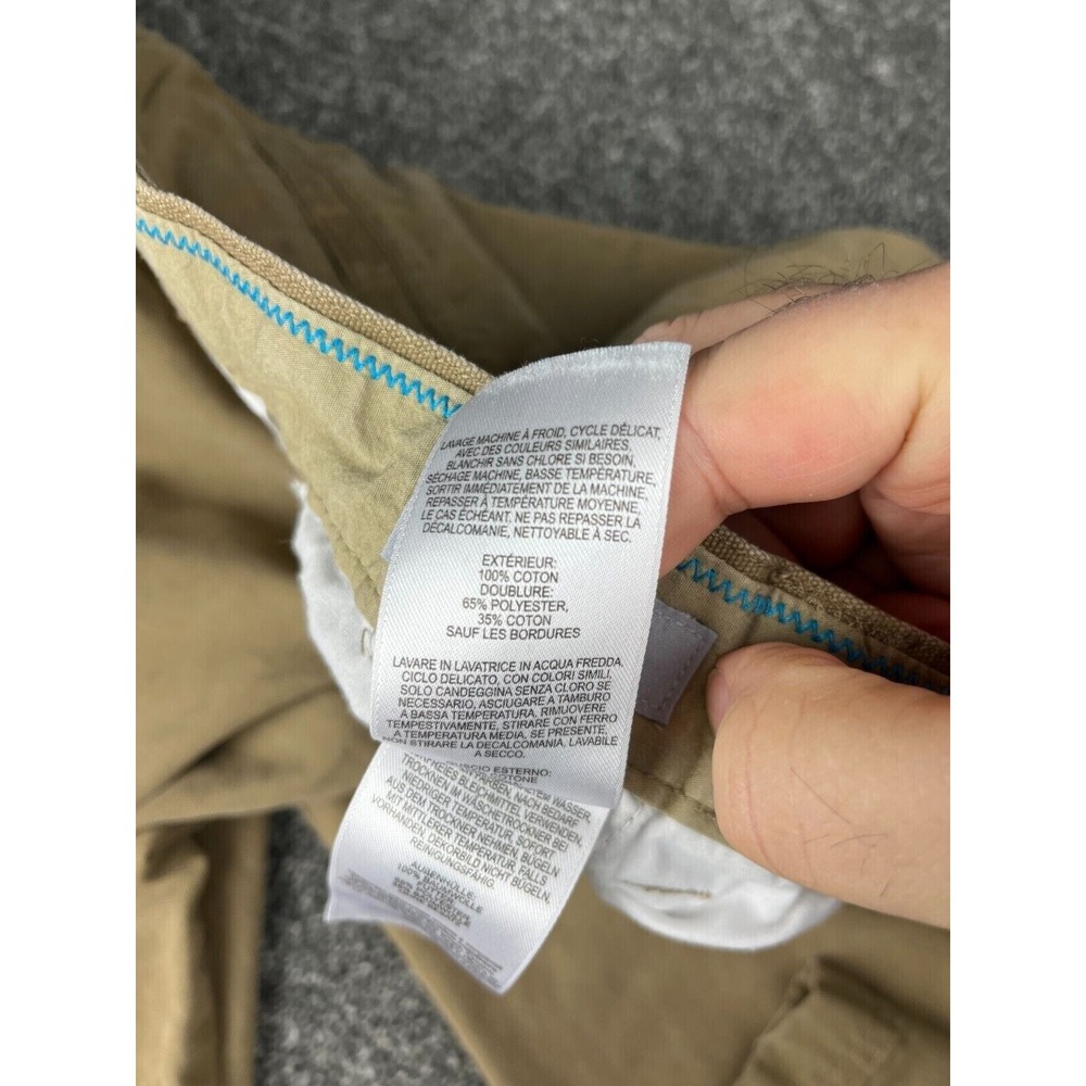 Columbia Cargo Pant Regular Fit Side Pocket Tan Canvas Cotton Mens 30x32 - Picture 9 of 16